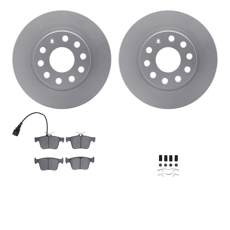 Dynamite Friction 4512-74129 Disc Brake Kit - Rear