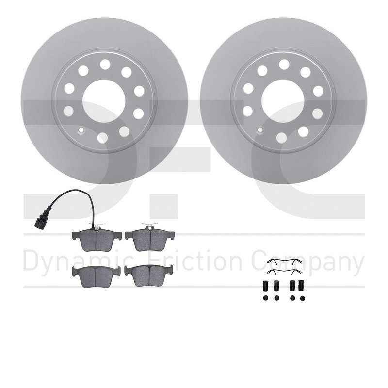 Dynamite Friction 4512-74156 Disc Brake Kit - Rear