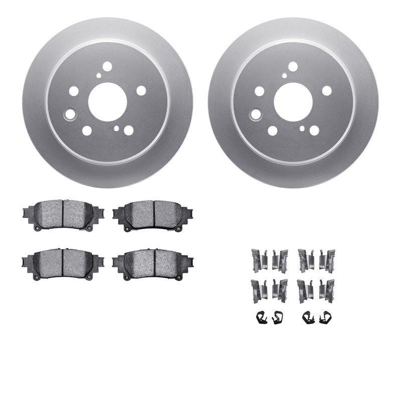 Dynamite Friction 4512-75049 Disc Brake Kit - Rear
