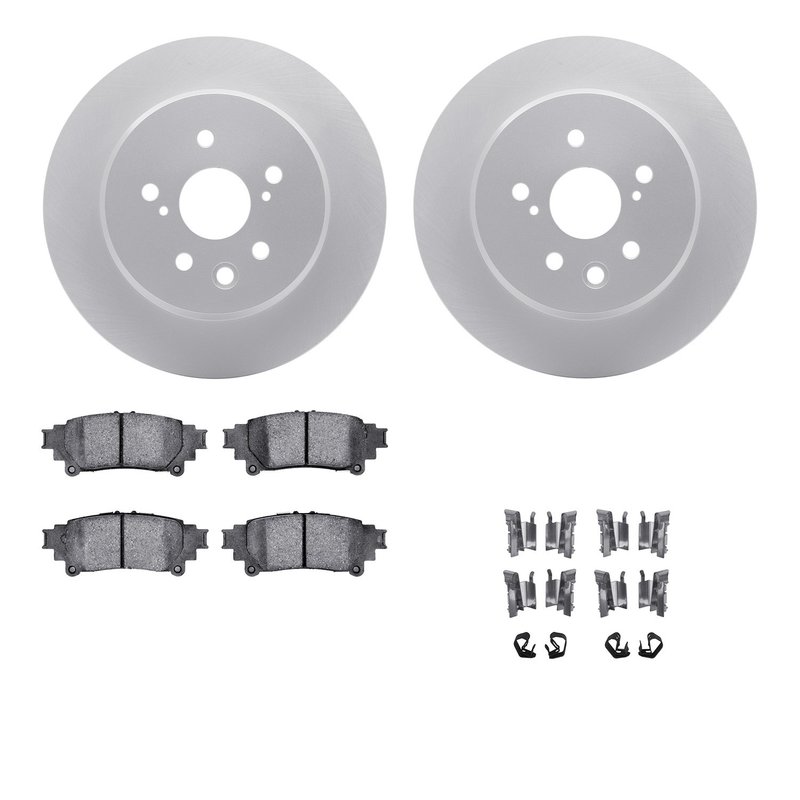 Dynamite Friction 4512-75055 Disc Brake Kit - Rear