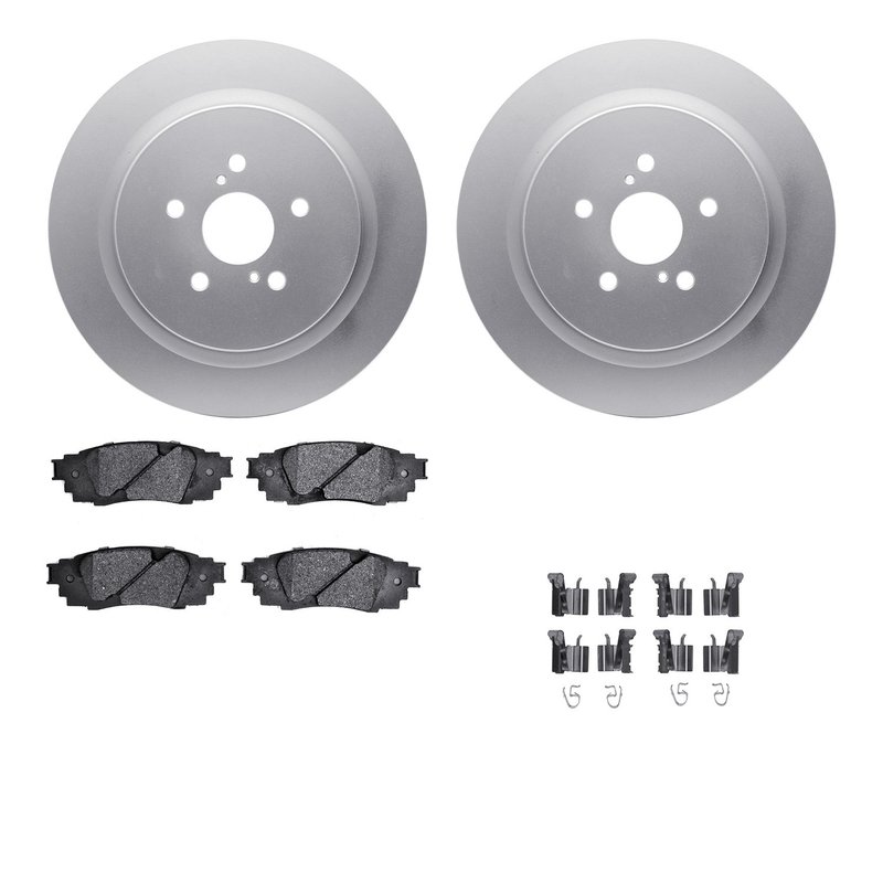 Dynamite Friction 4512-75058 Disc Brake Kit - Rear