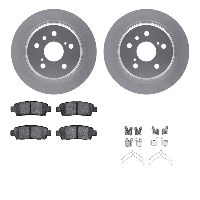 Dynamite Friction 4512-76115 Disc Brake Kit - Rear