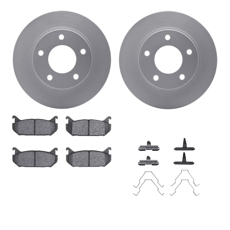 Dynamite Friction 4512-80055 Disc Brake Kit - Rear