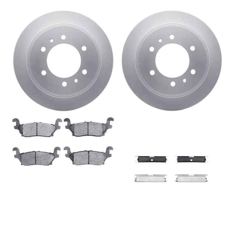 Dynamite Friction 4512-93004 Disc Brake Kit - Rear