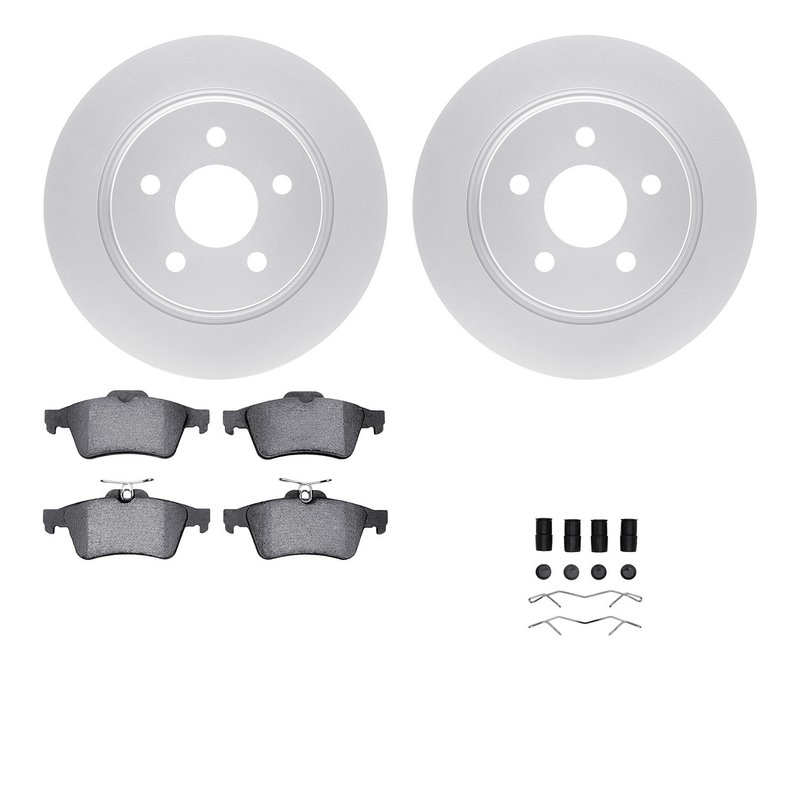 Dynamite Friction 4512-99094 Disc Brake Kit - Rear