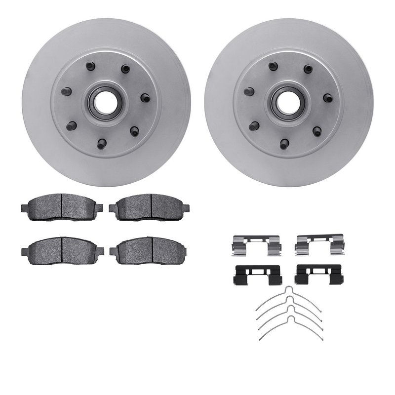 Dynamite Friction 4512-99168 Disc Brake Kit - Front
