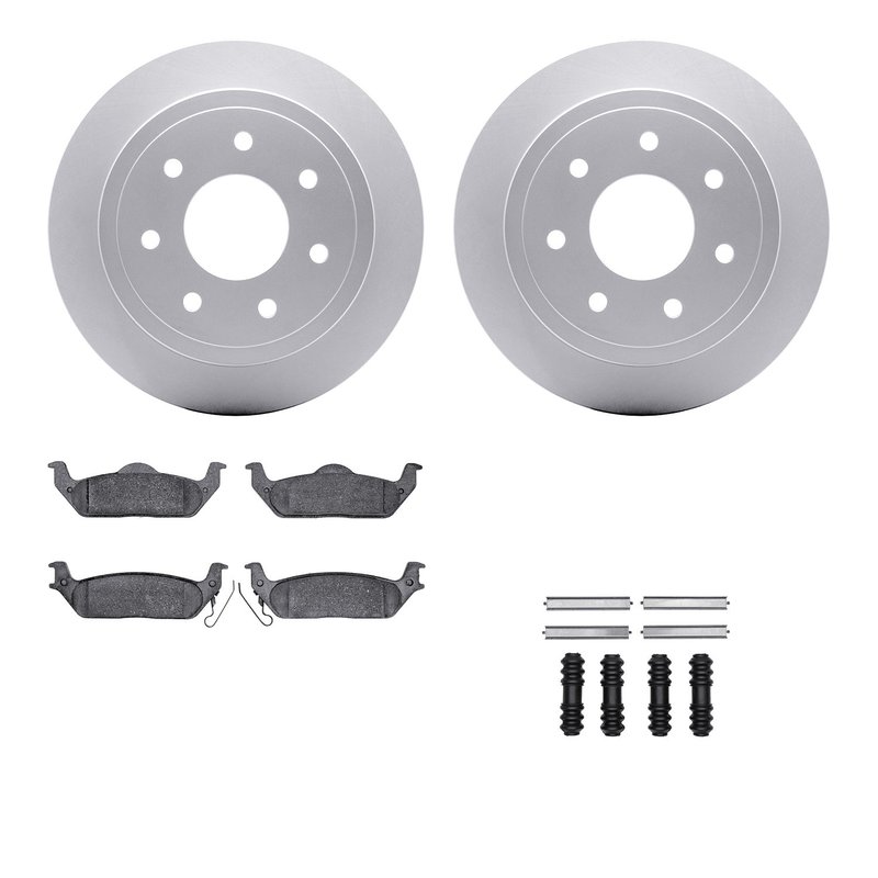 Dynamite Friction 4512-99173 Disc Brake Kit - Rear