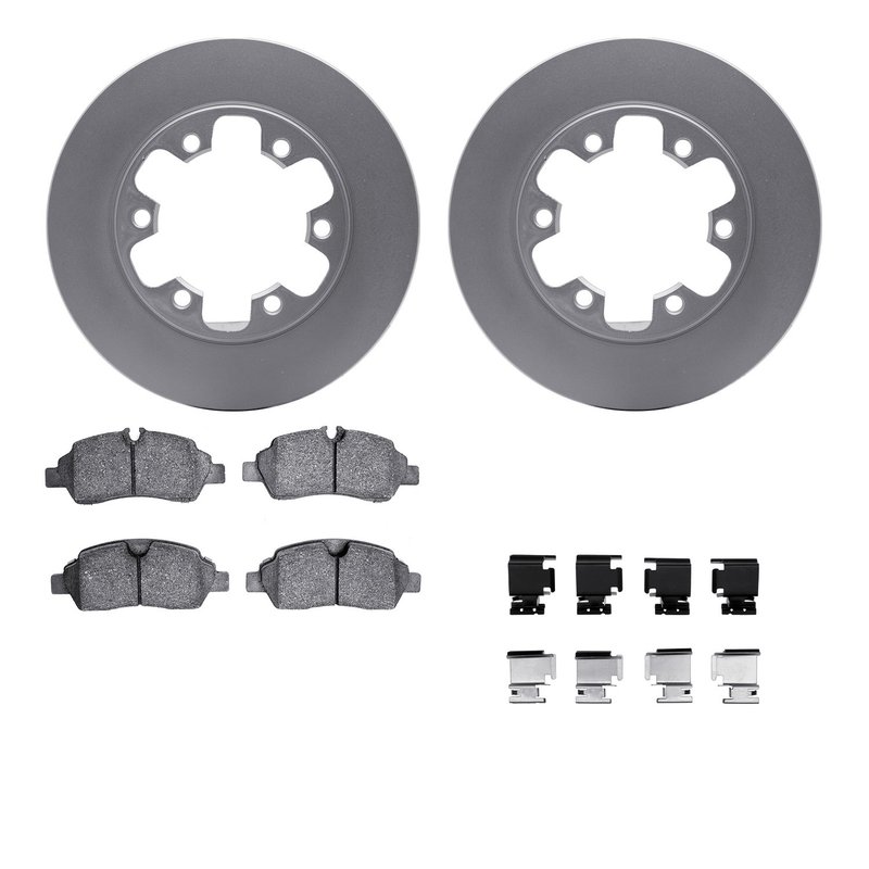 Dynamite Friction 4512-99224 Disc Brake Kit - Rear