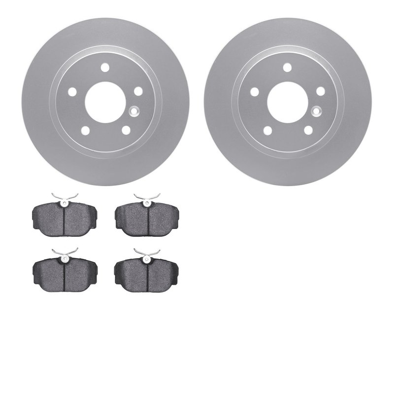 Dynamite Friction 4602-11001 Disc Brake Kit - Rear