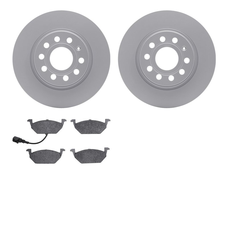 Dynamite Friction 4602-74027 Disc Brake Kit - Front