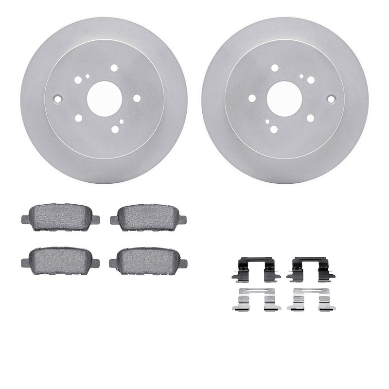 Dynamite Friction 4612-01000 Disc Brake Kit - Rear