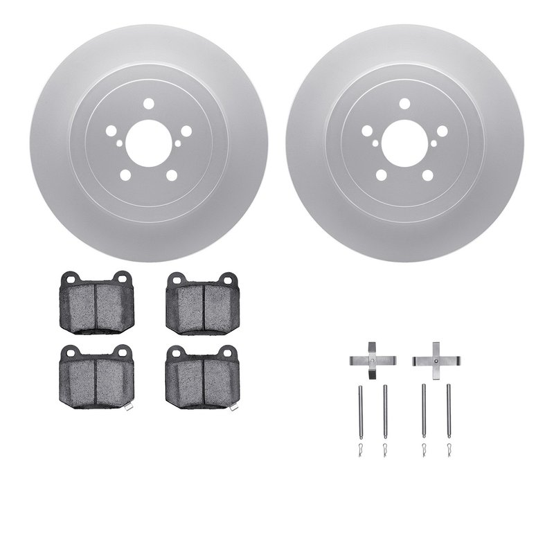 Dynamite Friction 4612-13009 Disc Brake Kit - Rear