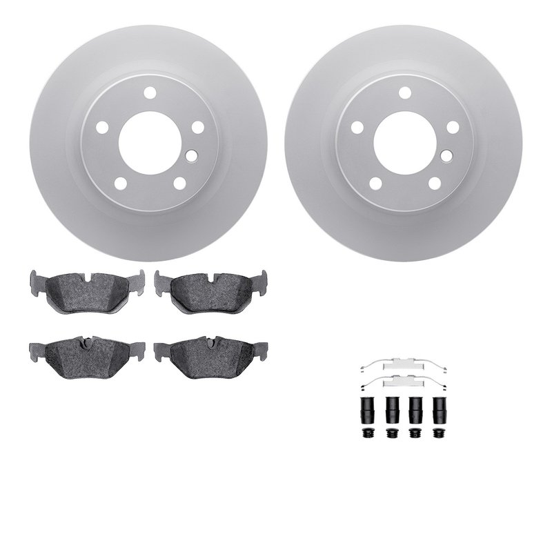 Dynamite Friction 4612-31050 Disc Brake Kit - Rear