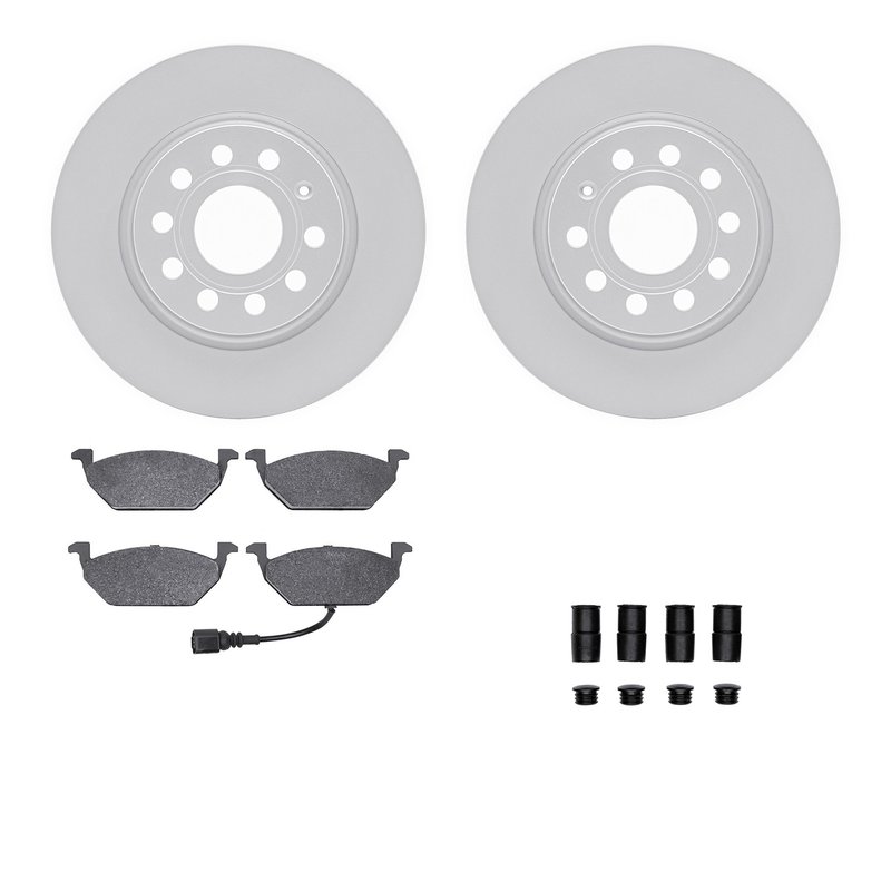 Dynamite Friction 4612-74027 Disc Brake Kit - Front