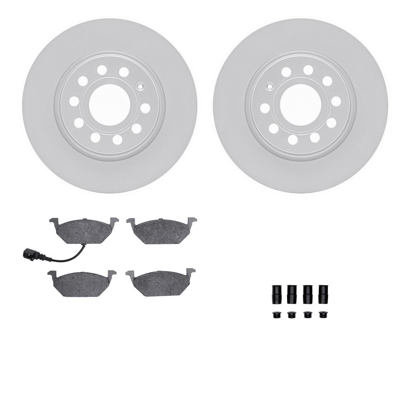 Dynamite Friction 4612-74028 Disc Brake Kit - Front