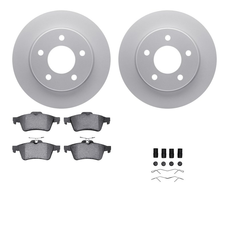 Dynamite Friction 4612-80000 Disc Brake Kit - Rear