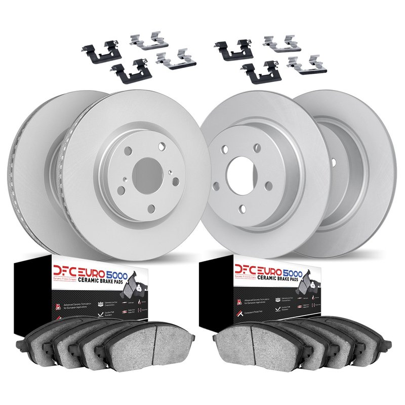 Dynamite Friction 4614-10841 Disc Brake Kit - Front and Rear