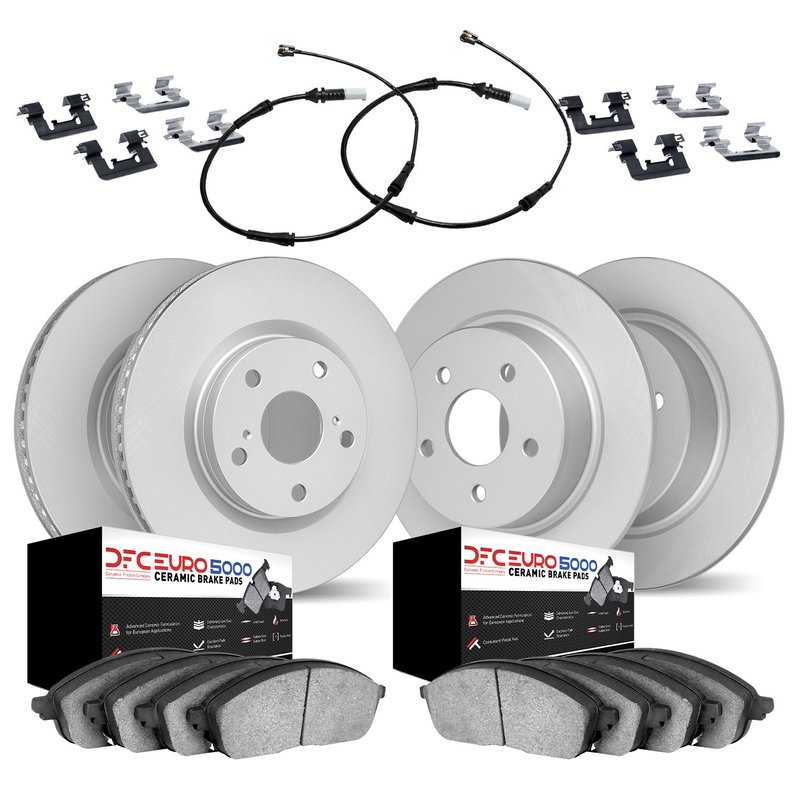 Dynamite Friction 4624-12836 Disc Brake Kit - Front and Rear