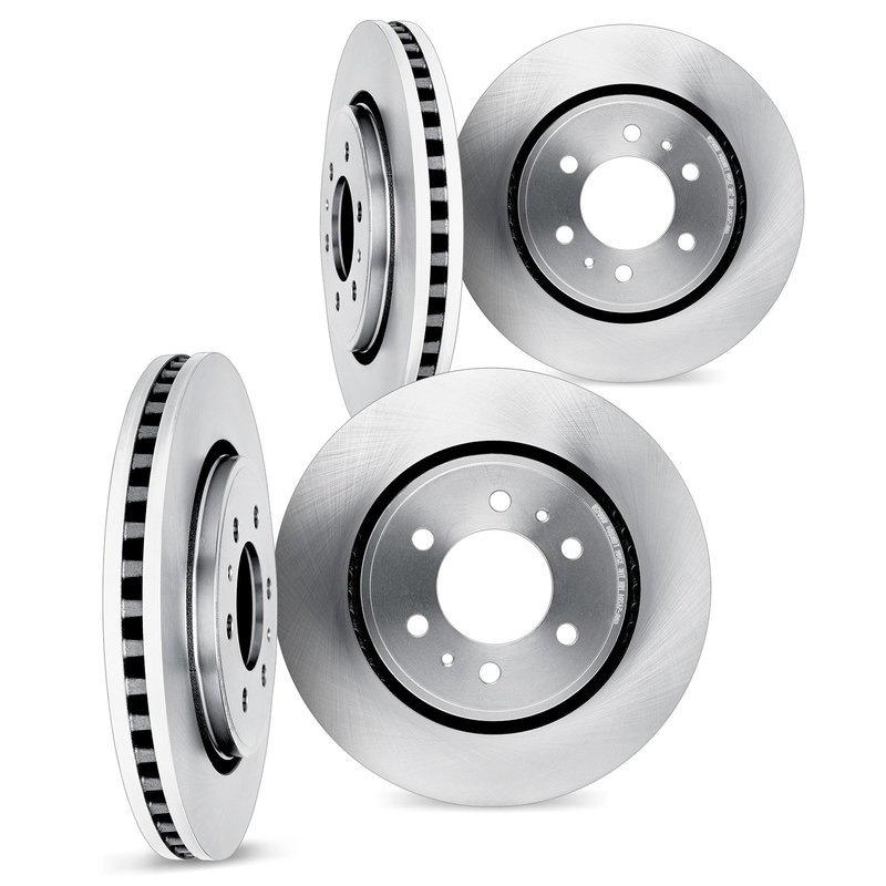 Dynamite Friction 6004-46033 Disc Brake Rotor Set - Front and Rear