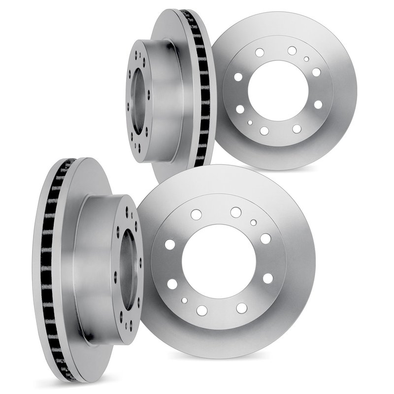 Dynamite Friction 6004-48087 Disc Brake Rotor Set - Front and Rear