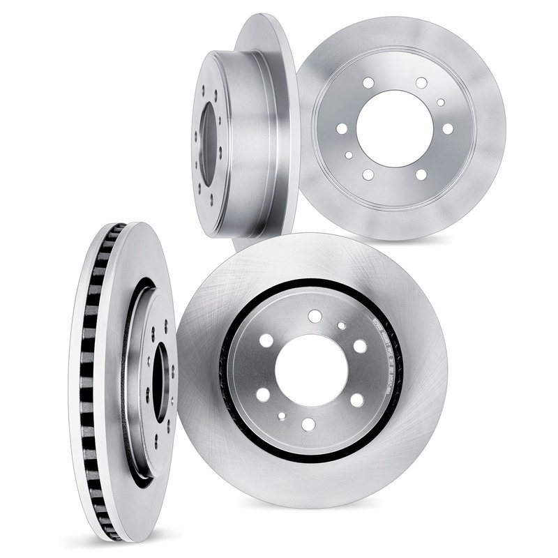 Dynamite Friction 6004-72078 Disc Brake Rotor Set - Front and Rear