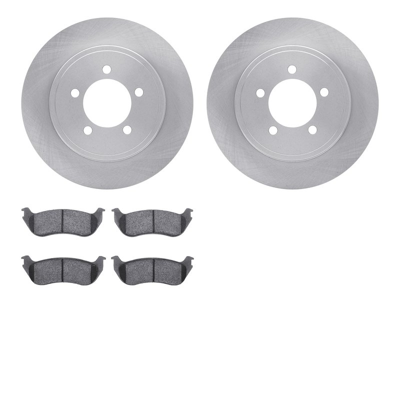 Dynamite Friction 6202-54016 Disc Brake Kit - Rear