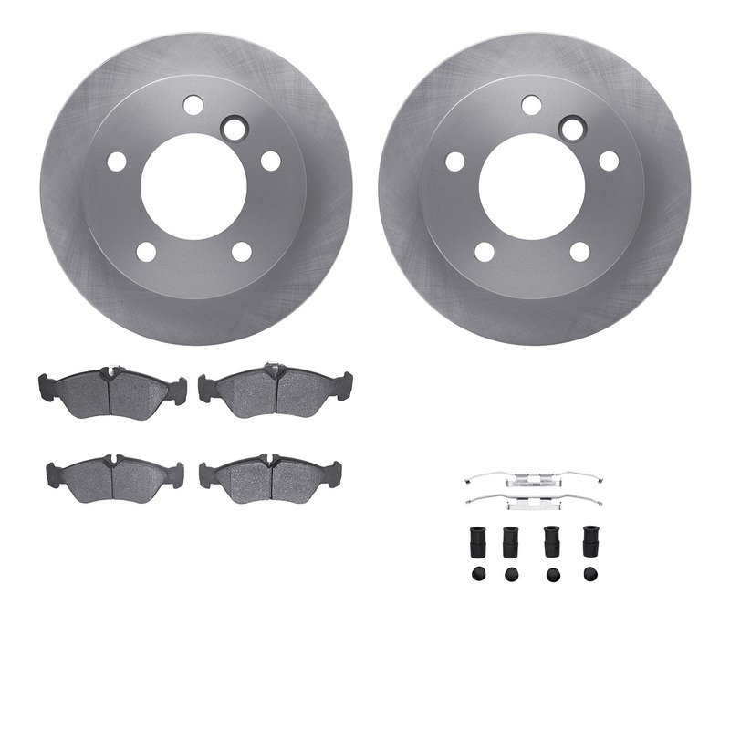 Dynamite Friction 6212-40238 Disc Brake Kit - Rear