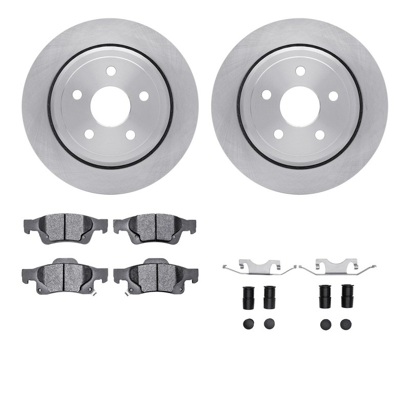 Dynamite Friction 6212-42007 Disc Brake Kit - Rear