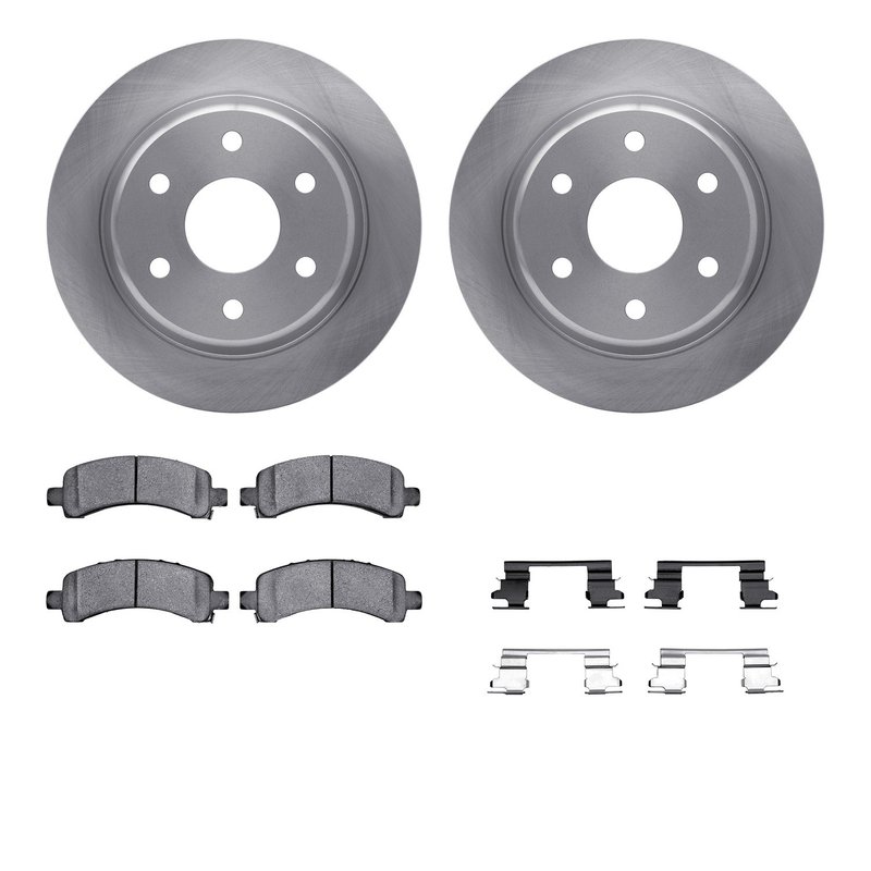 Dynamite Friction 6212-48032 Disc Brake Kit - Rear