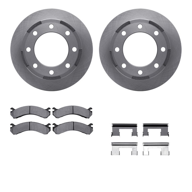 Dynamite Friction 6212-48037 Disc Brake Kit - Rear