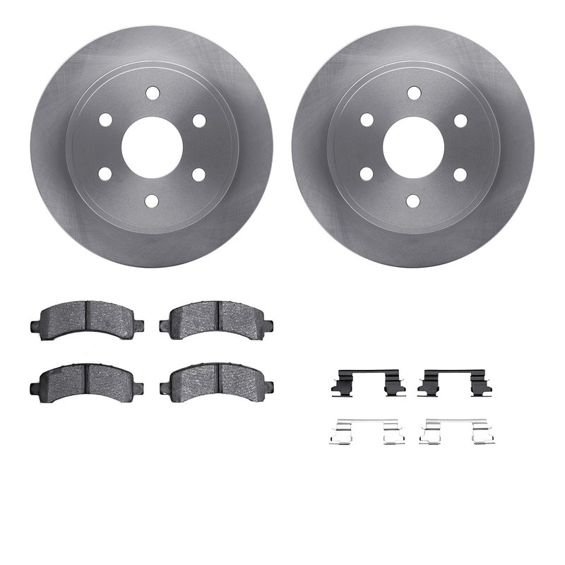 Dynamite Friction 6212-48049 Disc Brake Kit - Rear