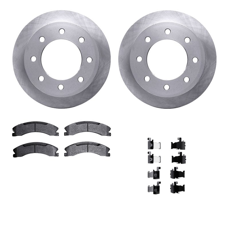 Dynamite Friction 6212-48073 Disc Brake Kit - Rear