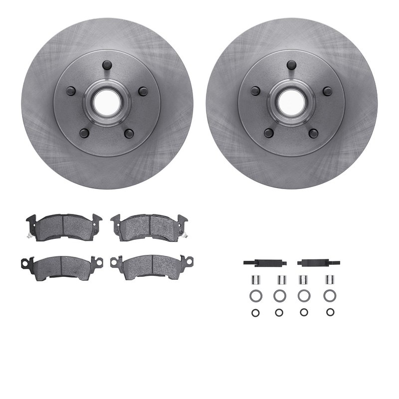 Dynamite Friction 6212-48186 Disc Brake Kit - Front