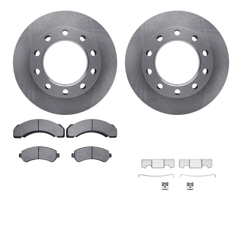 Dynamite Friction 6212-48209 Disc Brake Kit - Rear