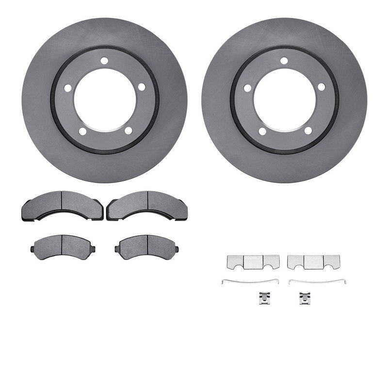 Dynamic Friction 6212-48390 Disc Brake Kit - Front