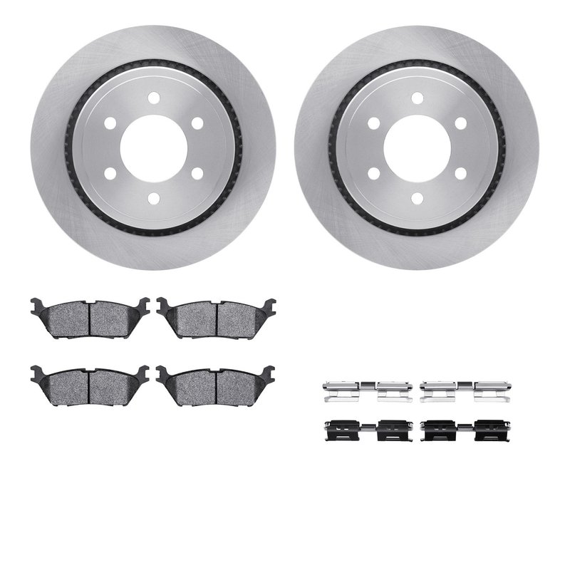 Dynamite Friction 6212-99727 Disc Brake Kit - Rear