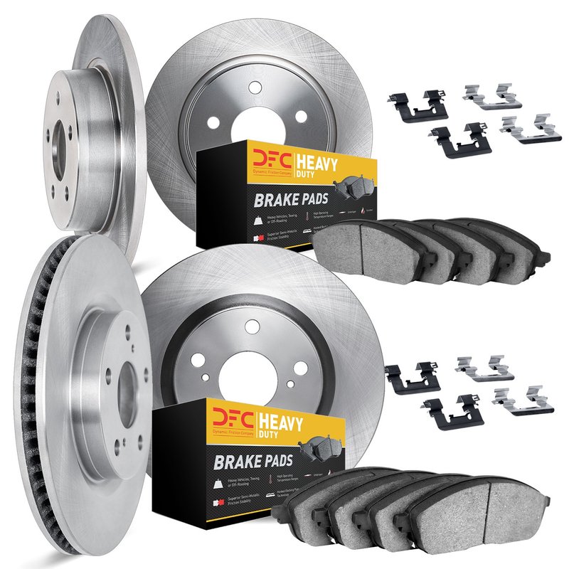 Dynamite Friction 6214-55017 Disc Brake Kit - Front and Rear