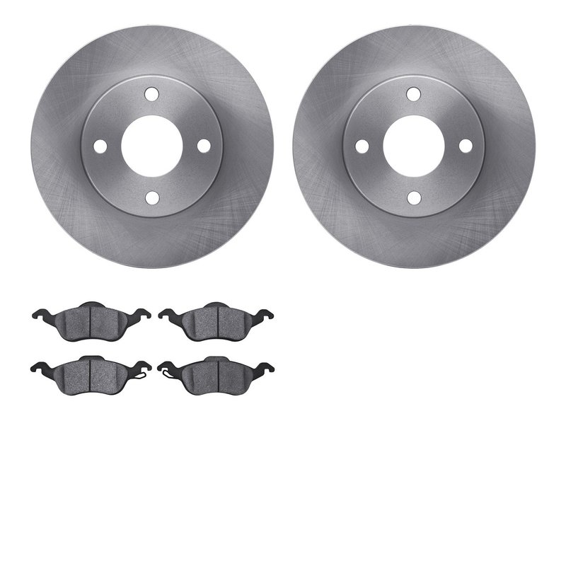 Dynamic Friction 6302-54138 Disc Brake Kit - Front