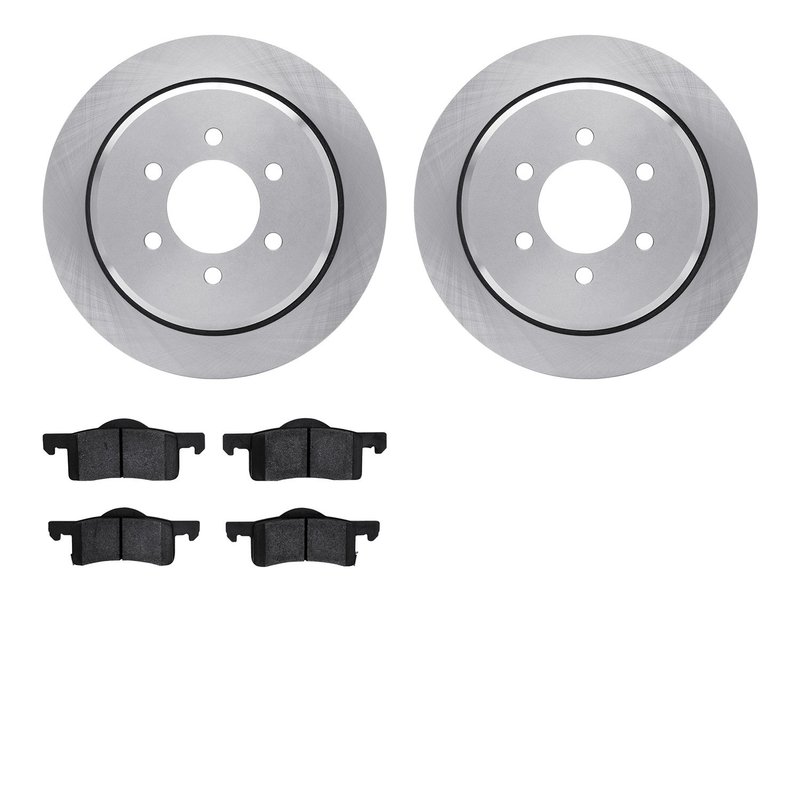 Dynamite Friction 6302-54149 Disc Brake Kit - Rear