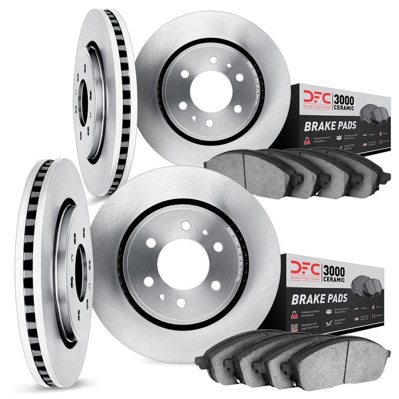 Dynamite Friction 6304-54060 Disc Brake Kit - Front and Rear