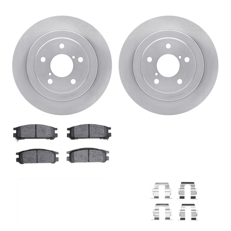 Dynamic Friction 6312-13014 Disc Brake Kit - Rear