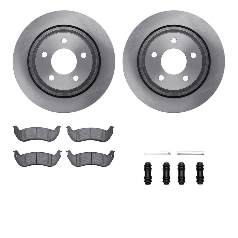 Dynamite Friction 6312-54147 Disc Brake Kit - Rear