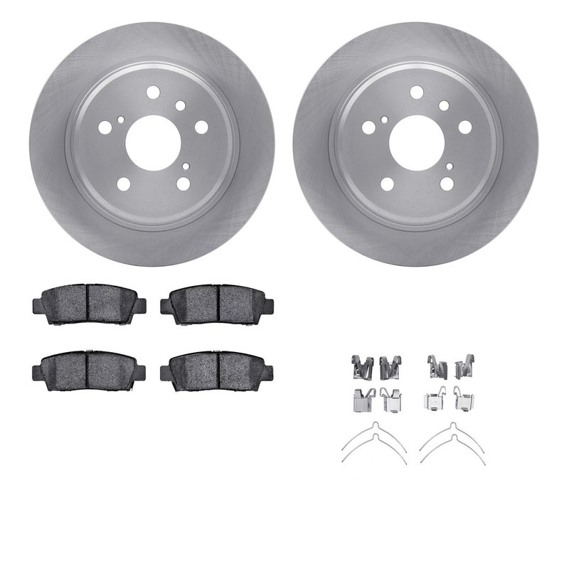 Dynamic Friction 6312-76111 Disc Brake Kit - Rear