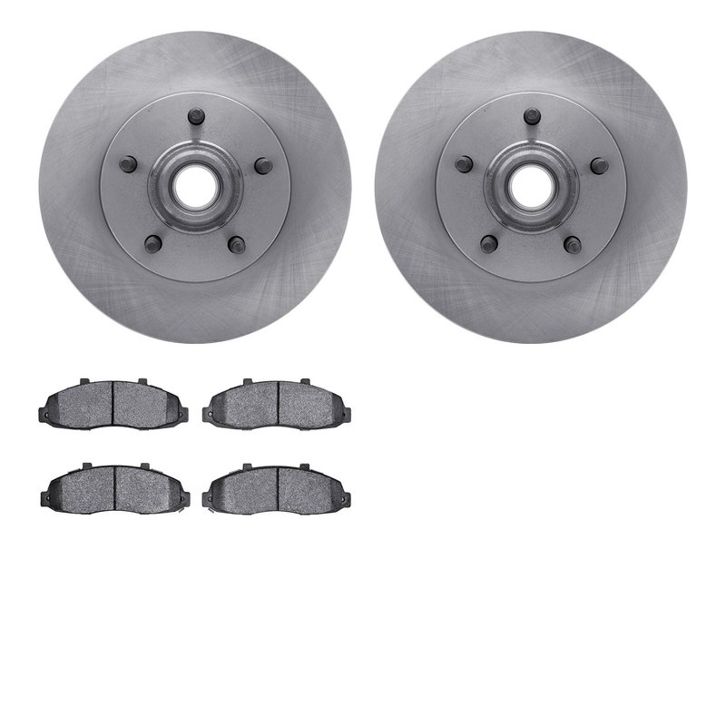 Dynamite Friction 6402-54164 Disc Brake Kit - Front