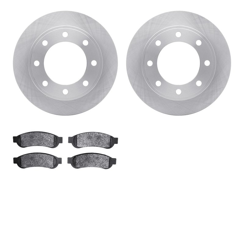 Dynamite Friction 6402-54244 Disc Brake Kit - Rear