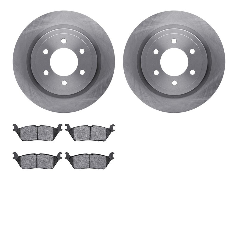 Dynamite Friction 6402-54332 Disc Brake Kit - Rear