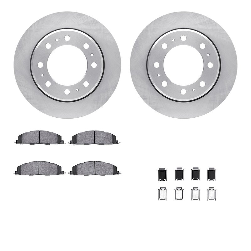 Dynamite Friction 6412-40070 Disc Brake Kit - Rear