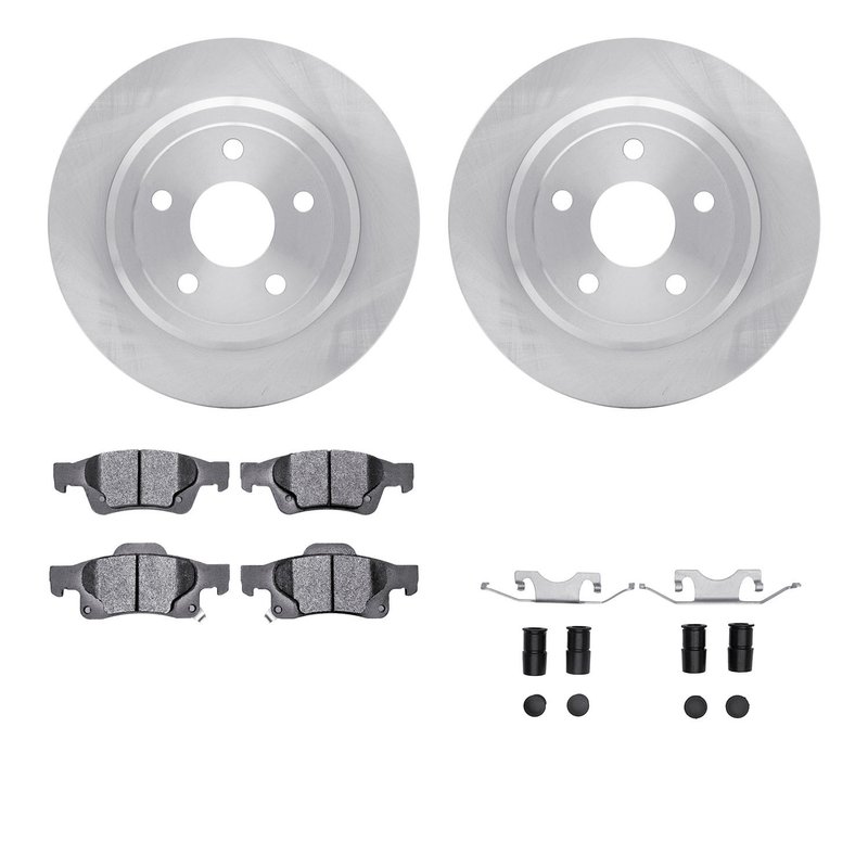 Dynamite Friction 6412-42013 Disc Brake Kit - Rear