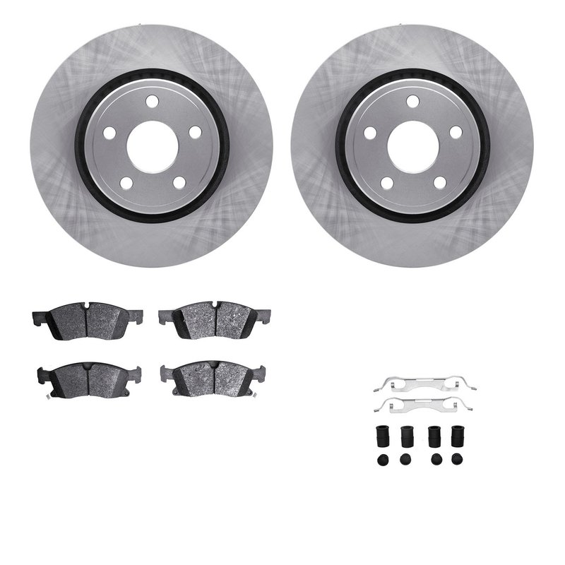 Dynamite Friction 6412-42022 Disc Brake Kit - Front