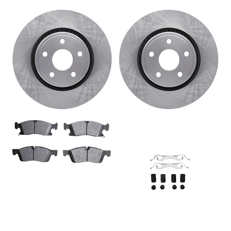Dynamite Friction 6412-42023 Disc Brake Kit - Front